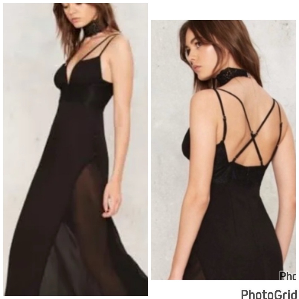 Nasty Gal Black Evening Gown - Picture 13 of 14